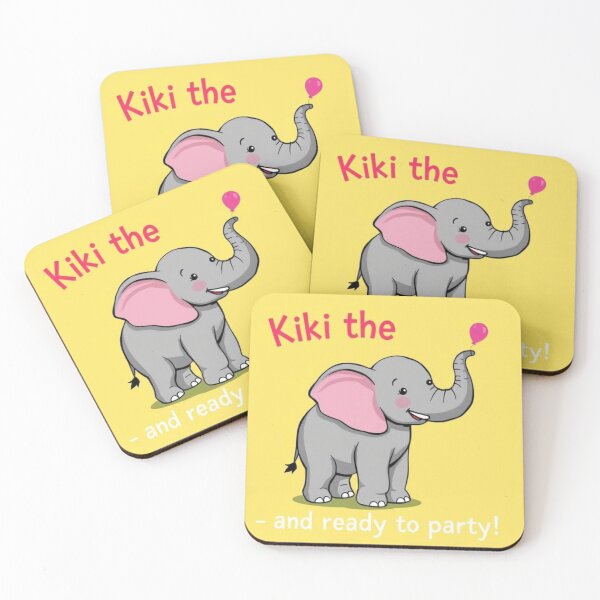 Item preview, Kiki the Elephant – trunked up and ready to party designed and sold by SSMC DREAM DESIGN.