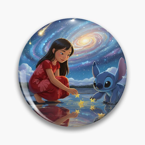Item preview, Stitch and Lilo Pick Up Stars designed and sold by cloud lee.