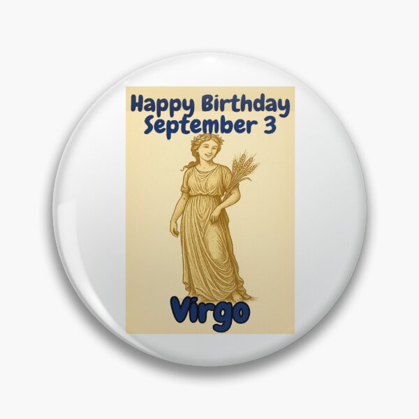 Item preview, Birthday Zodiac Sign – September 3 designed and sold by ariksworld.