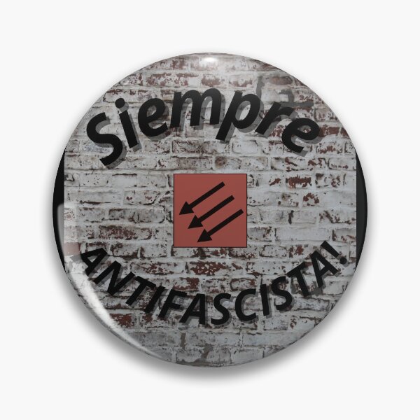 Item preview, Siempre Antifascista — Three Arrows Anti-Fascist Poster designed and sold by AnaPixMar.