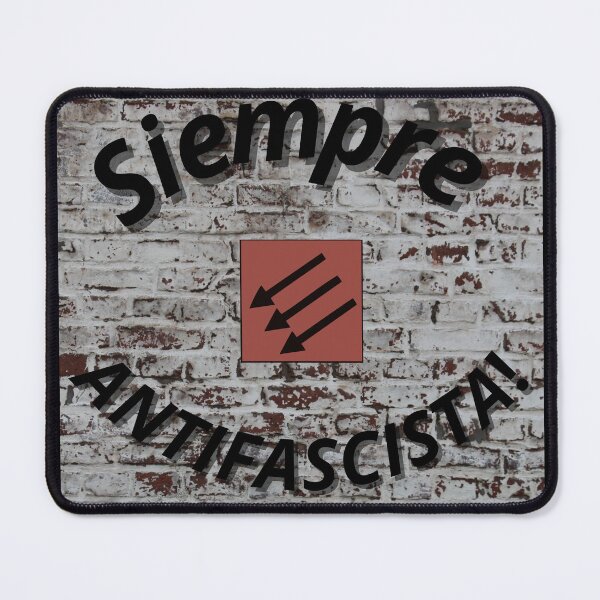 Item preview, Siempre Antifascista — Three Arrows Anti-Fascist Poster designed and sold by AnaPixMar.