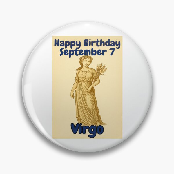Item preview, Birthday Zodiac Sign – September 7 designed and sold by ariksworld.