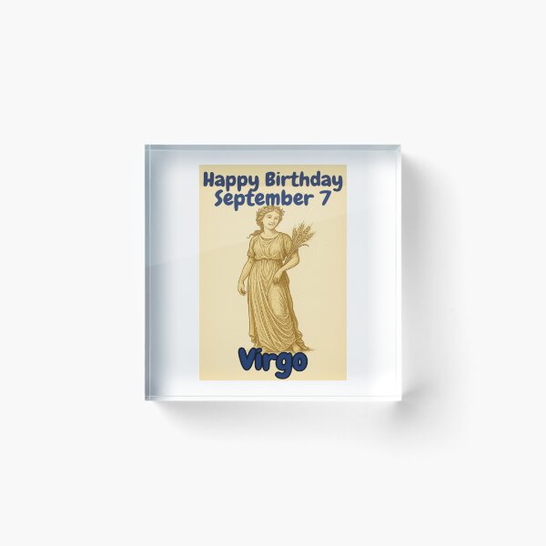 Item preview, Birthday Zodiac Sign – September 7 designed and sold by ariksworld.