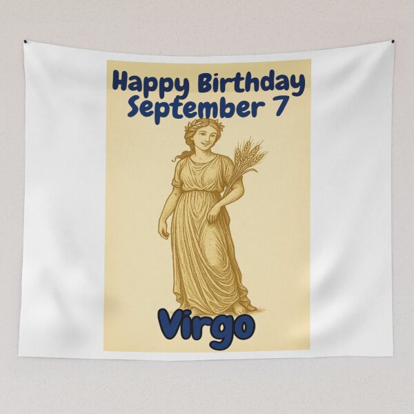 Item preview, Birthday Zodiac Sign – September 7 designed and sold by ariksworld.