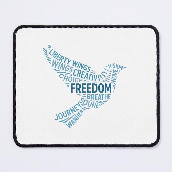 Item preview, Freedeom Wings / Creative Journey / Minimalist Typography design designed and sold by anna2681.