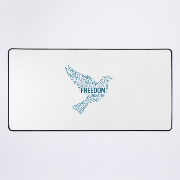 Item preview, Freedeom Wings / Creative Journey /  Minimalist Typography design designed and sold by anna2681.