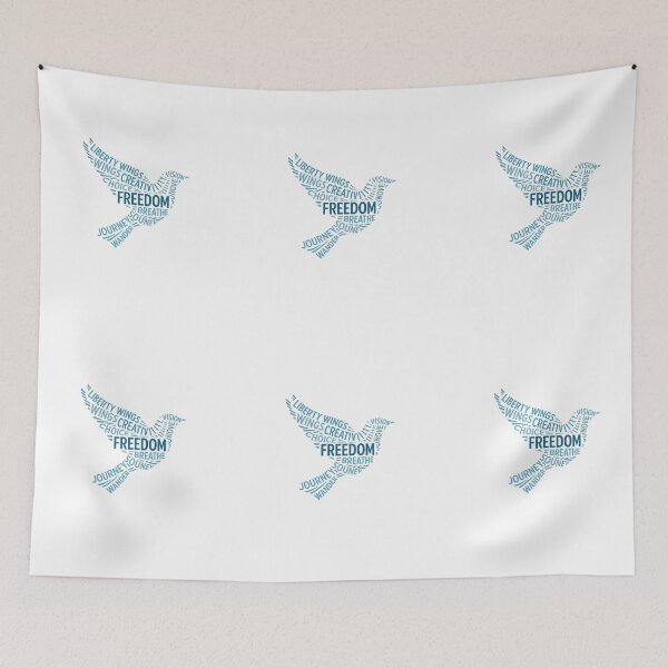 Item preview, Freedeom Wings / Creative Journey /  Minimalist Typography design designed and sold by anna2681.