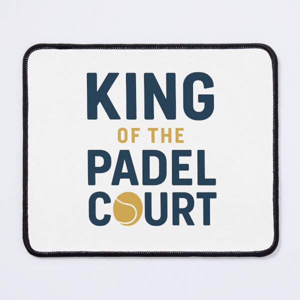 Item preview, Padel King of the Padel Court designed and sold by Minimal Mood.