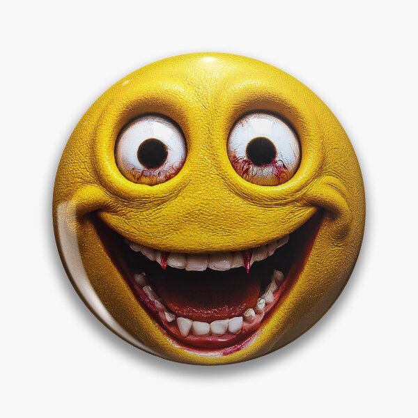 Item preview, Creepy Smiley Horror Face Weirdcore Dark Humor designed and sold by Amanda's Factory.
