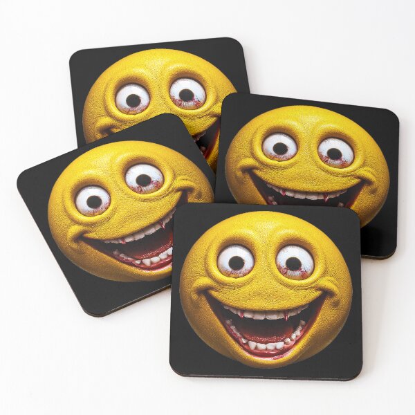 Item preview, Creepy Smiley Horror Face Weirdcore Dark Humor designed and sold by Amanda's Factory.