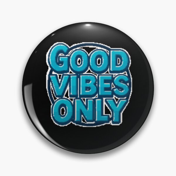 Item preview, Good Vibes Only Pixel Art Typography designed and sold by PDA-studio.