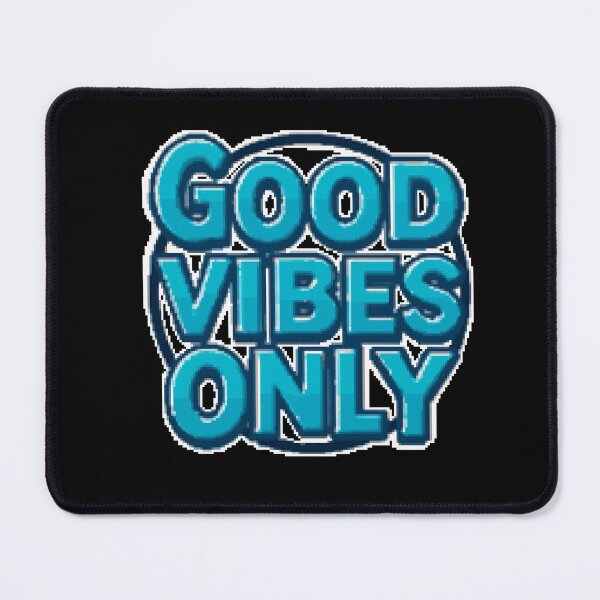 Item preview, Good Vibes Only Pixel Art Typography designed and sold by PDA-studio.