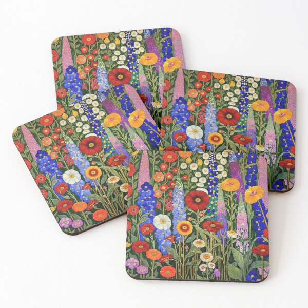 Item preview, Flower Garden Gustav Klimt designed and sold by maniacfitness.