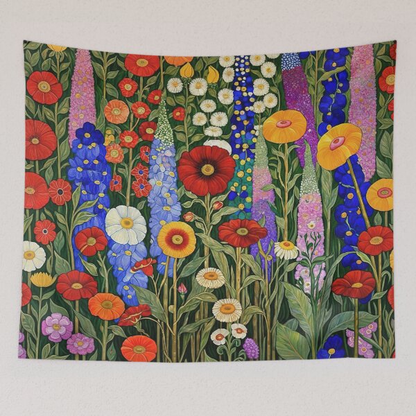 Item preview, Flower Garden Gustav Klimt designed and sold by maniacfitness.