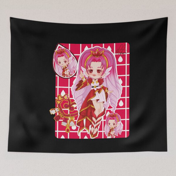 Item preview, Chibi Design Inspired By Cure Scarlet From The Anime Go Princess Precure designed and sold by MBSdesingArt.