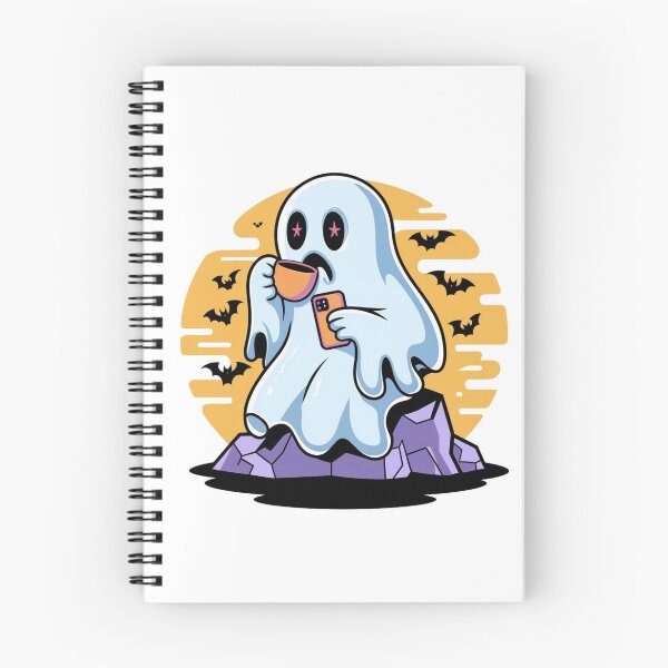 Item preview, Ghosted by Notifications - Spooky Scroll Tee designed and sold by WeranovDesign.