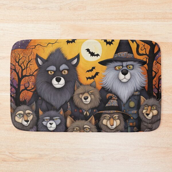 Item preview, Pensioners dressed as a werewolves for Halloween designed and sold by Colin Bentham.