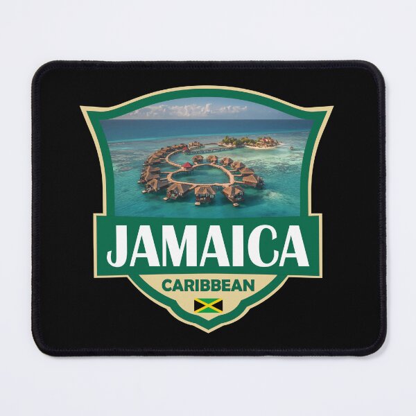 Item preview, Jamaica Illustration Retro Badge designed and sold by KrisSidDesigns.