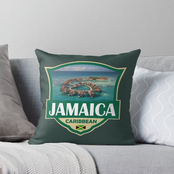 Item preview, Jamaica Illustration Retro Badge designed and sold by KrisSidDesigns.