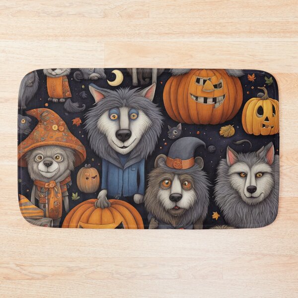 Item preview, Pensioners dressed as a werewolves for Halloween designed and sold by Colin Bentham.