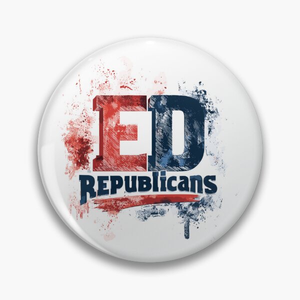 Item preview, ED Republicans – Bold Political Satire Typography designed and sold by Pit Bull Ink.