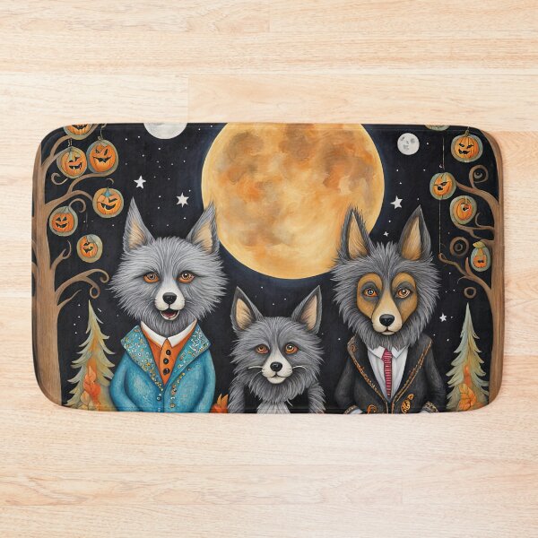 Item preview, Pensioners dressed as a werewolves for Halloween designed and sold by Colin Bentham.