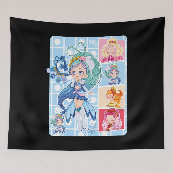 Item preview, Chibi Design Inspired By Cure Mermaid From The Anime Go Princess Precure designed and sold by MBSdesingArt.