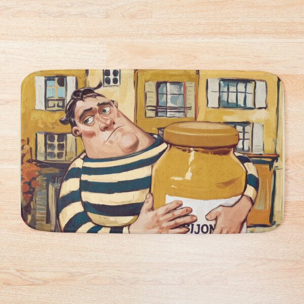 Item preview, Dijon, France Travel Poster | Funny French Mustard Art  designed and sold by LeQuirks.