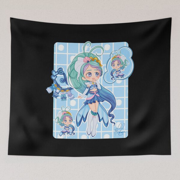 Item preview, Chibi Design Inspired By Cure Mermaid From The Anime Go Princess Precure designed and sold by MBSdesingArt.