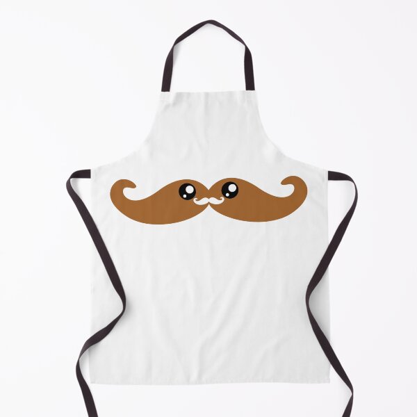 Item preview, Sweet kawaii light brown moustache designed and sold by BlushyPrint.