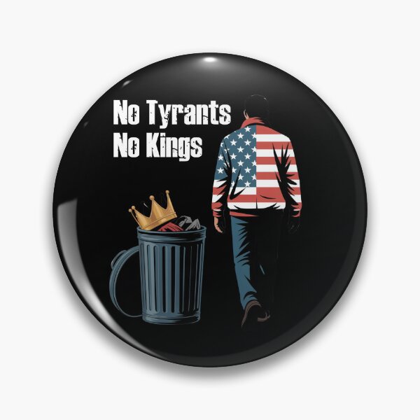 Item preview, No Tyrants No Kings – American Patriot Walking Away from the Crown Since 1776 designed and sold by Ania_BM.