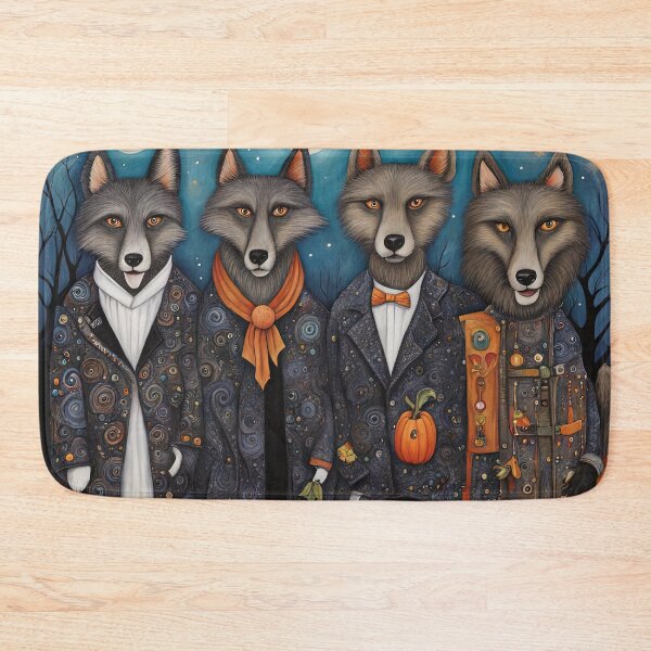 Item preview, Pensioners dressed as a werewolves for Halloween designed and sold by Colin Bentham.