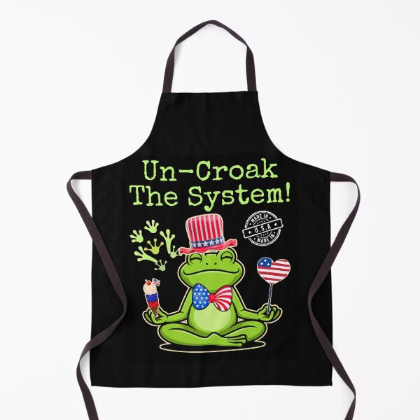 Item preview, Un-Croak The System Save Democracy Frog Protest Design designed and sold by EarthArtDesigns.