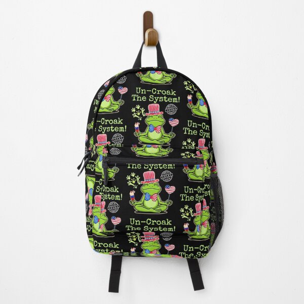 Item preview, Un-Croak The System Save Democracy Frog Protest Design designed and sold by EarthArtDesigns.