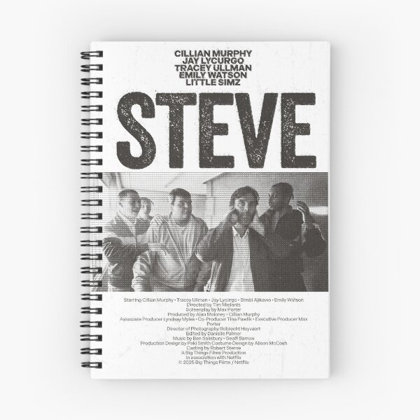 Item preview, STEVE 2025 Movie Poster – Cillian Murphy Film Minimalist Design designed and sold by MaguireVisuals.