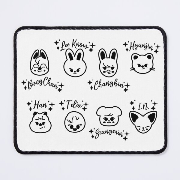 Item preview, SKZOO WolfChan Leebit Dwaekki Jiniret HANQOUKKA Bbokkari PuppyM FoxI.NY shirt KARMA stray kids stay images group bang chan lee know changbin hyunjin han felix seungmin jeongin kpop skzoo designed and sold by Kpop-Noona.