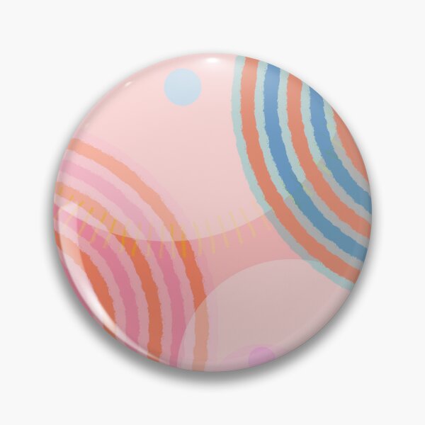 Item preview, Fun Day - Cheerful, playful circle design in pink and blue pastel shades designed and sold by EMJAYHeiss.