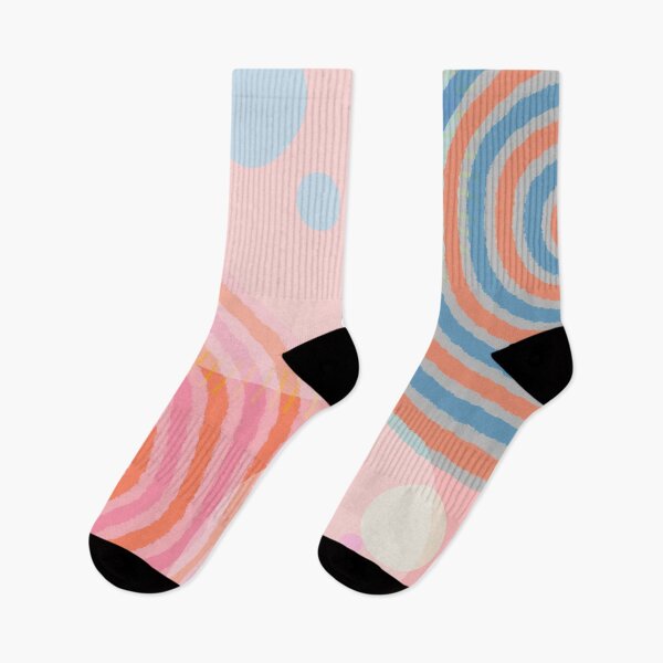 Item preview, Fun Day - Cheerful, playful circle design in pink and blue pastel shades designed and sold by EMJAYHeiss.
