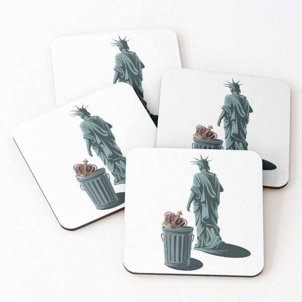 Item preview, No Tyrants No Kings – Statue of Liberty Throws Away the Crown Since 1776 designed and sold by Ania_BM.