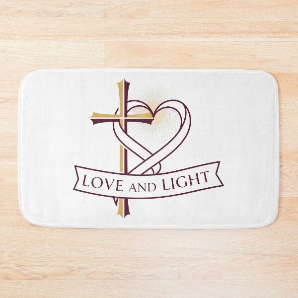 Item preview, Love and Light Cross Heart Christian Symbol Design. designed and sold by loveandlightrb.