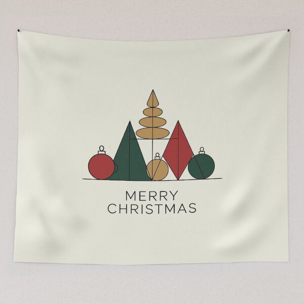 Item preview, Minimalist Modern Christmas Art designed and sold by WikaKowalczyk.