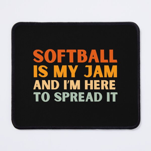 Item preview, Softball Is My Jam Funny Colorful Softball Player designed and sold by StrideSuccess.