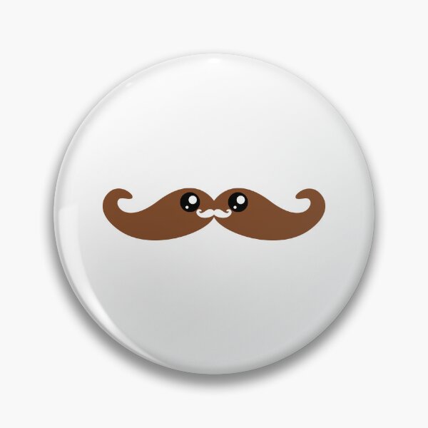 Item preview, Sweet kawaii brown moustache designed and sold by BlushyPrint.