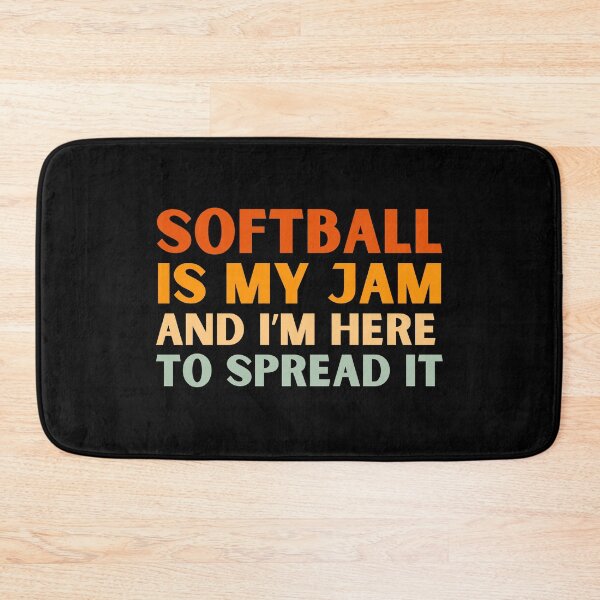 Item preview, Softball Is My Jam Funny Colorful Softball Player designed and sold by StrideSuccess.