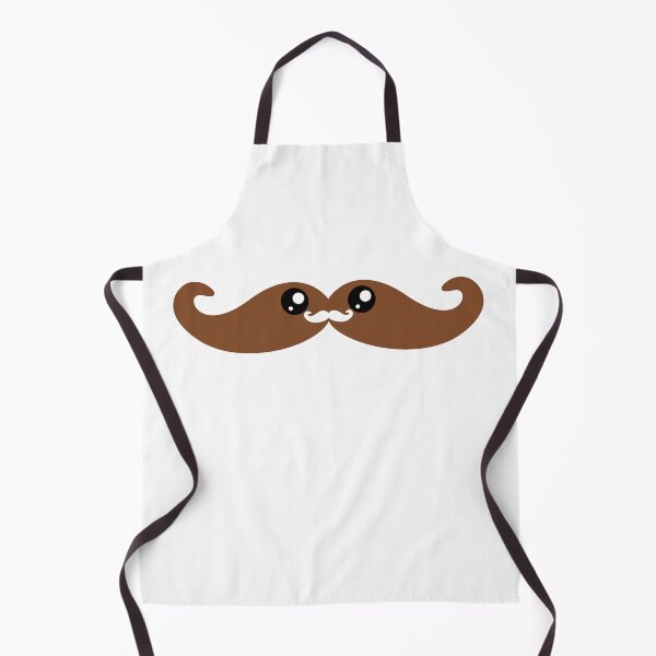 Item preview, Sweet kawaii brown moustache designed and sold by BlushyPrint.
