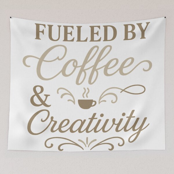 Item preview, Fueled by coffee and creativity  designed and sold by Iail Ioa.