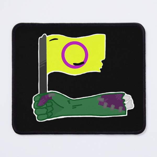 Item preview, zombie intersex pride flag designed and sold by WhatAFun-Gi.