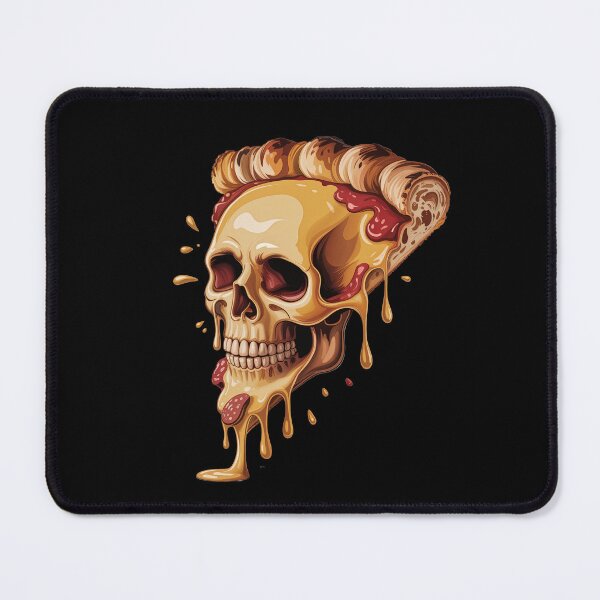 Item preview, pizza skull designed and sold by jkrphoto.