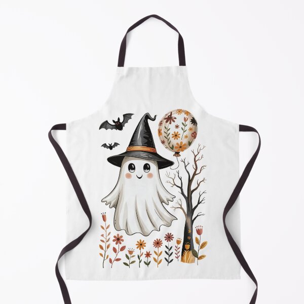 Item preview, boho ghost whit floral balloon designed and sold by jkrphoto.