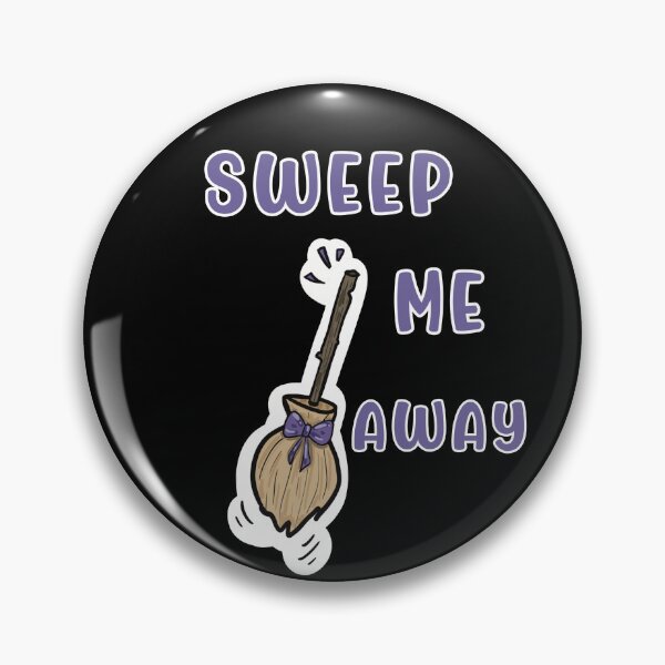 Item preview, Sweep me Away, Flying Broom, Witch’s Broom, Cute Halloween designed and sold by SaSzArt.